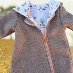 Wollwalk-Overall Gr. 62/68 – Kuscheliger Begleiter für jede Jahreszeit