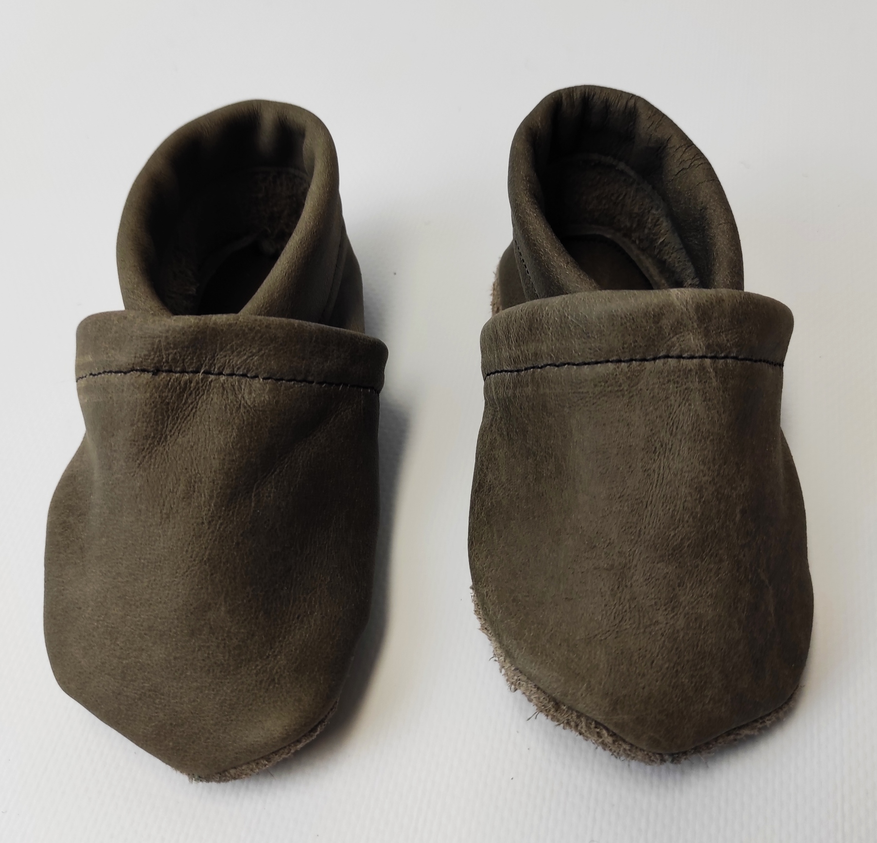 Lederpuschen - Handgefertigt mit Liebe - Größe 18/19 rehbraun