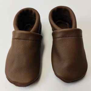 Lederpuschen - Handgefertigt mit Liebe - Größe 18/19 braun